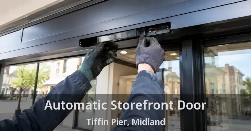 Automatic Storefront Door Tiffin Pier, Midland - ON