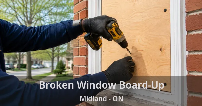 Broken Window Board-Up Midland - ON