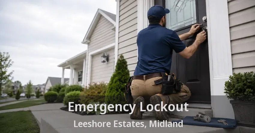 Emergency Lockout Leeshore Estates, Midland - ON