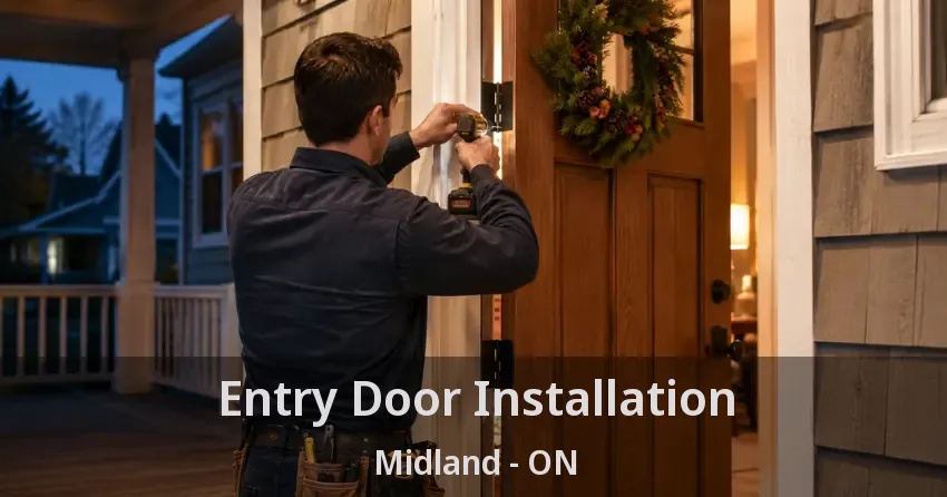 Entry Door Installation Midland - ON
