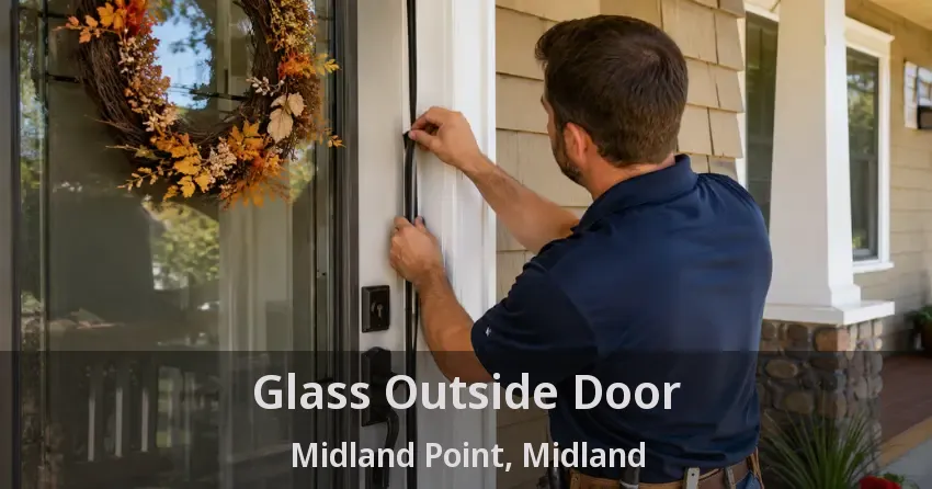 Glass Outside Door Midland Point, Midland - ON
