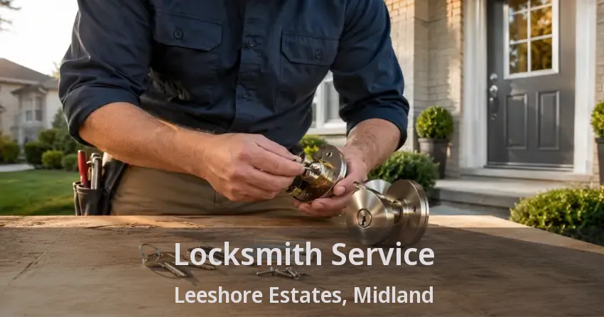 Locksmith Service Leeshore Estates, Midland - ON