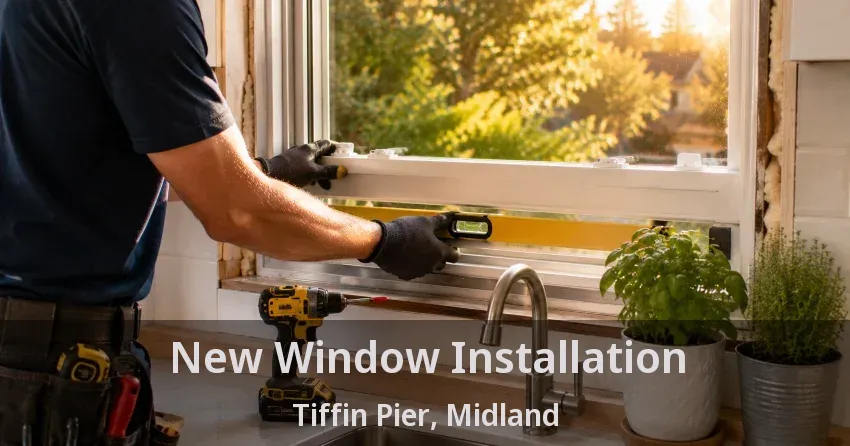 New Window Installation Tiffin Pier, Midland - ON