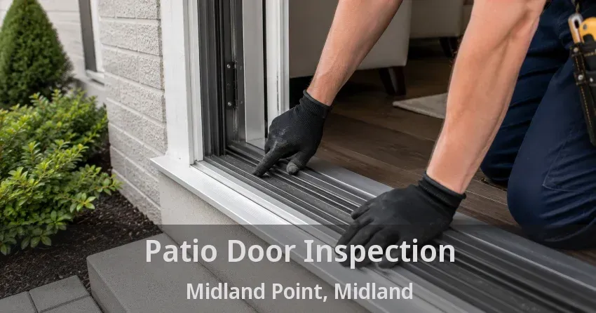 Patio Door Inspection Midland Point, Midland - ON
