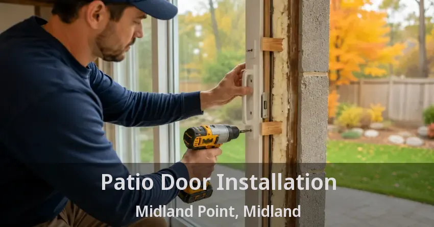 Patio Door Installation Midland Point, Midland - ON