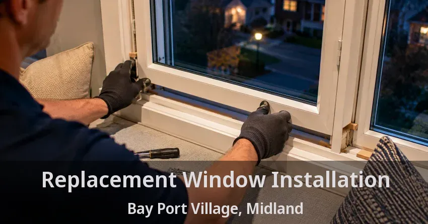 Replacement Window Installation Bay Port Village, Midland - ON
