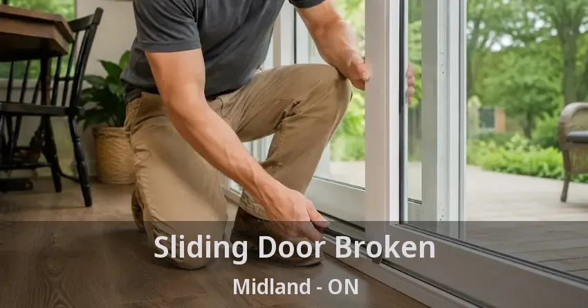Sliding Door Broken Midland - ON