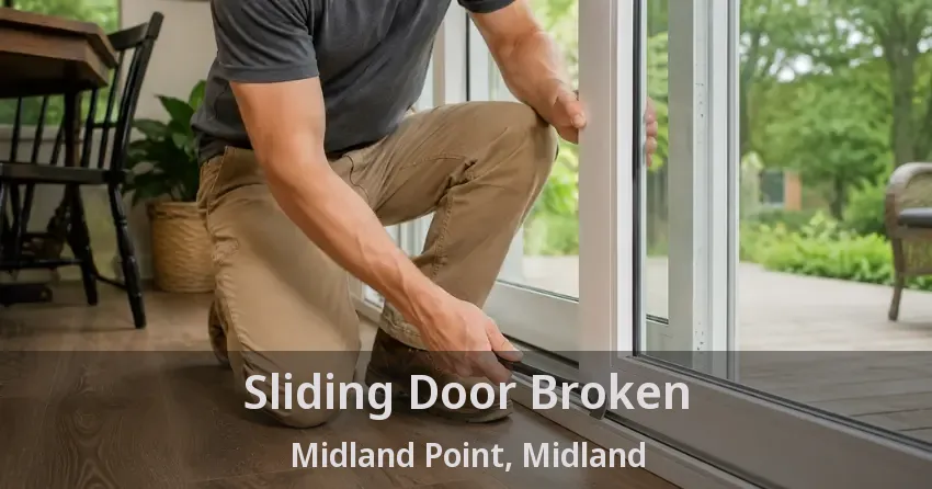 Sliding Door Broken Midland Point, Midland - ON
