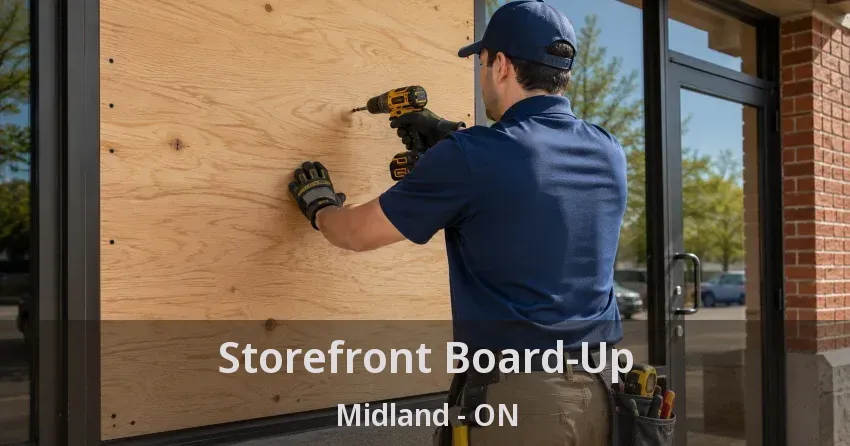 Storefront Board-Up Midland - ON