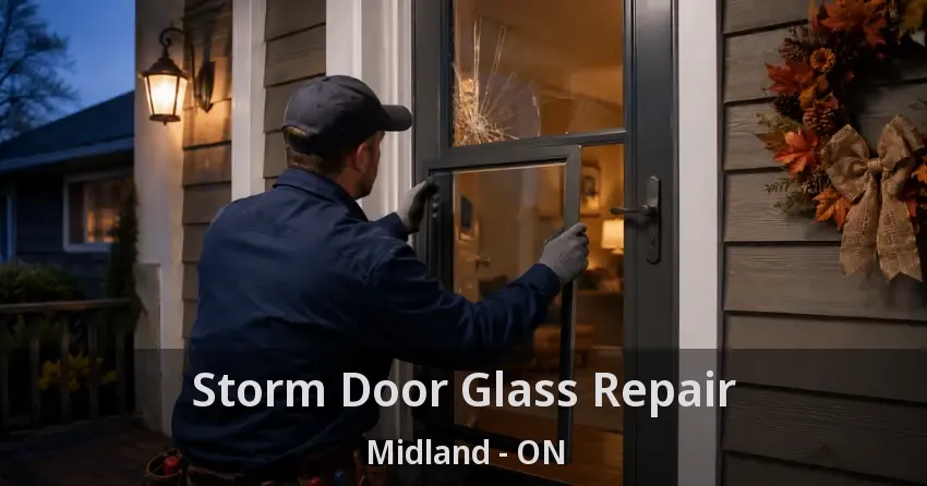 Storm Door Glass Repair Midland - ON