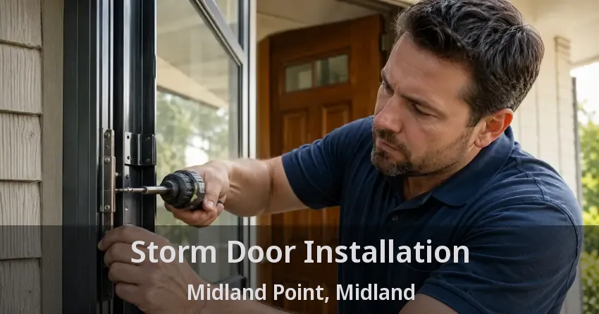 Storm Door Installation Midland Point, Midland - ON
