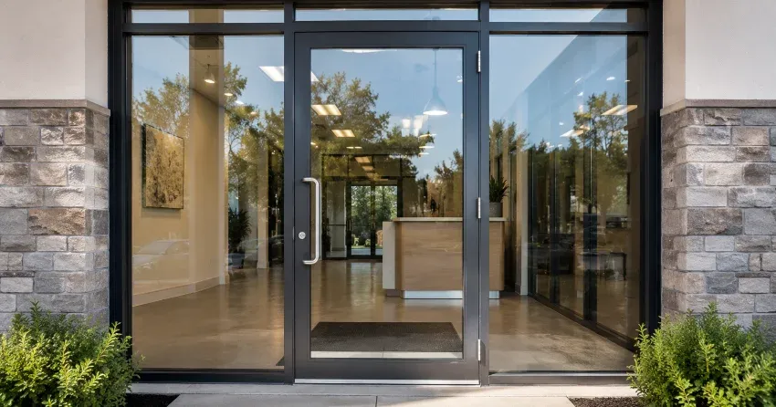glass door installation sliding patio door in Midland