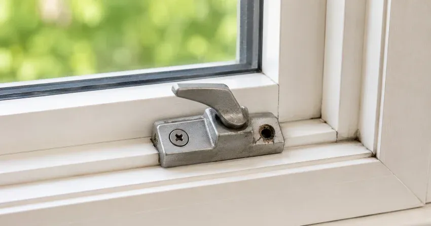 technician repairing a window balance mechanism in Midland