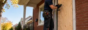 Temporary Door Securing Midland